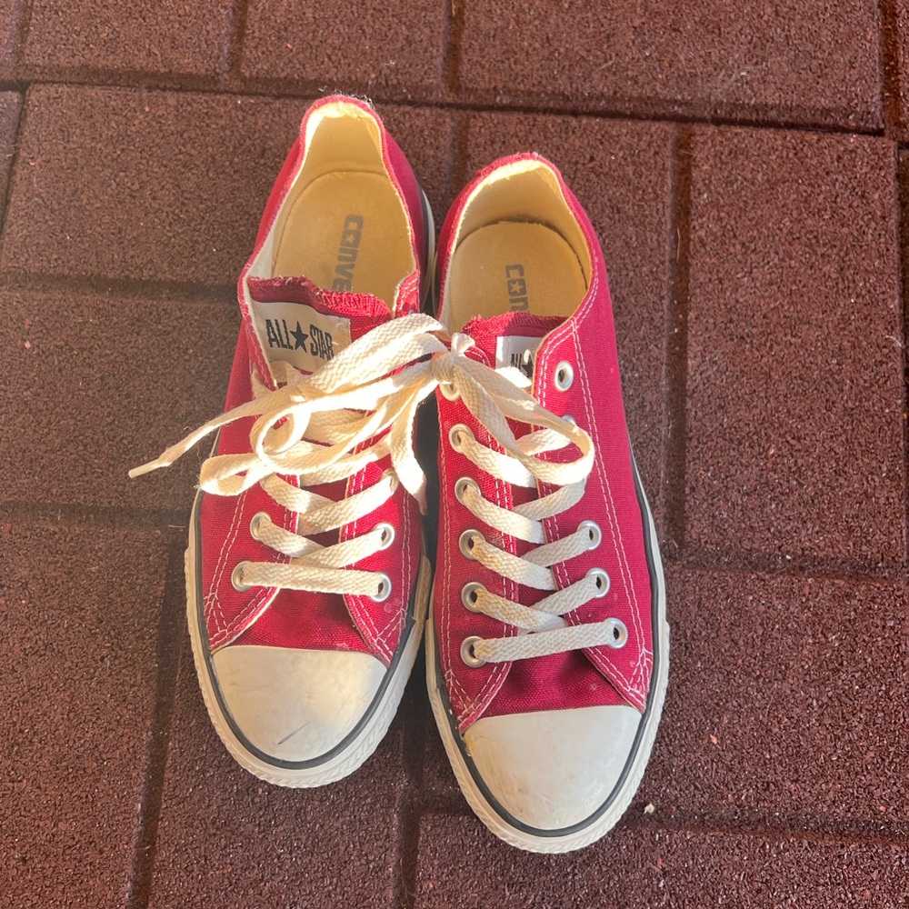 3 PAIRS Converse WMN Red, yellow, white Sneakers